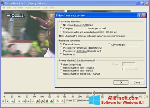 Screenshot VirtualDubMod Windows 8.1