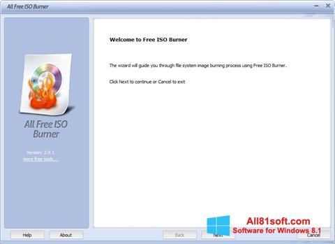 Screenshot ISO Burner Windows 8.1