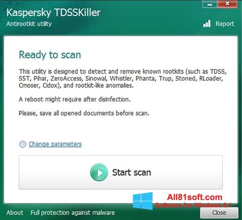 Screenshot Kaspersky TDSSKiller Windows 8.1