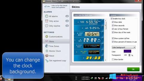 Screenshot Atomic Alarm Clock Windows 8.1